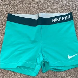 Light Green Nike Pros